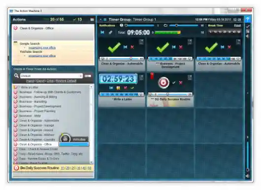 The Original Action Machine Software Screenshot