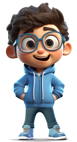 Character with Surprised Expression