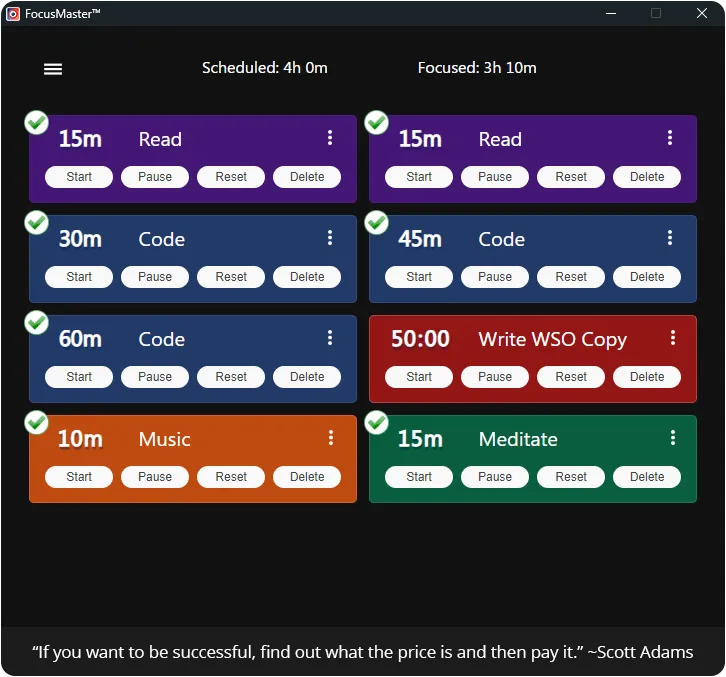 Dark Mode Screen Screenshot