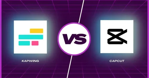 Image showing text "Kapwing vs CapCut"
